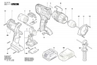 Bosch 3 601 JD9 100 Gsr 18 Ve-2-Li Cordless Drill Driver 18 V / Eu Spare Parts